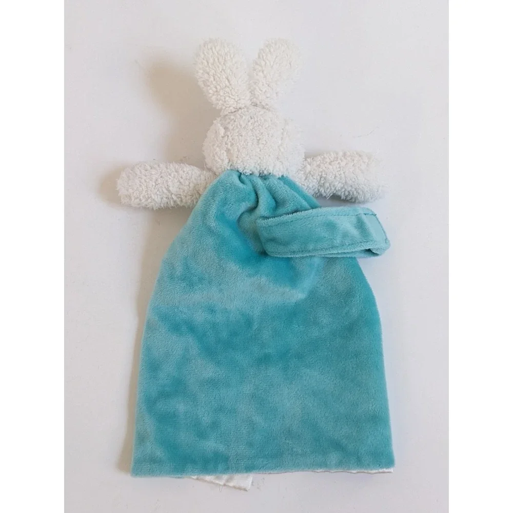 Bunnies By The Bay Bud Bunny Bye Bye Buddy‎ Aqua Blue Lovey Security Blanket 12
